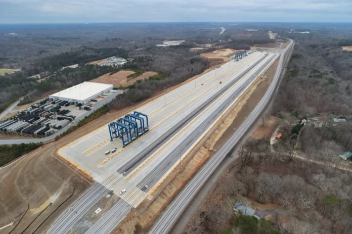 The Georgia Ports Authority's new inland port in Gainesville, Georgia is scheduled to open on May 4, 2026.