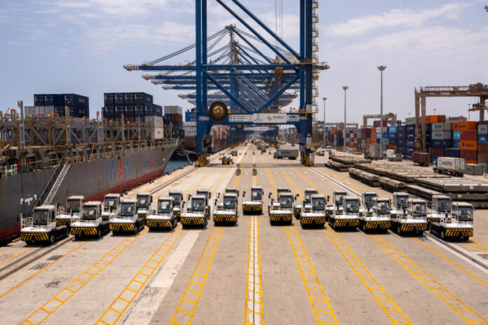 DP World has deployed 35 electric terminal tractors at Jeddah Islamic Port's South Container Terminal, expanding the terminal tractor fleet.