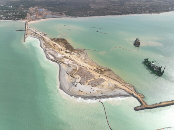 DP World has reached a major construction milestone at the Port of Ndayane in Senegal, completing major dredging works.