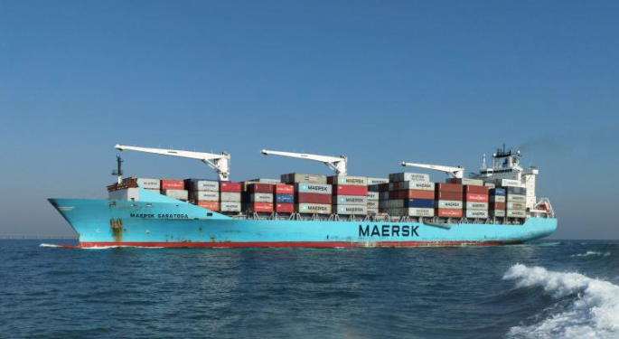 The ship Maersk Saratoga