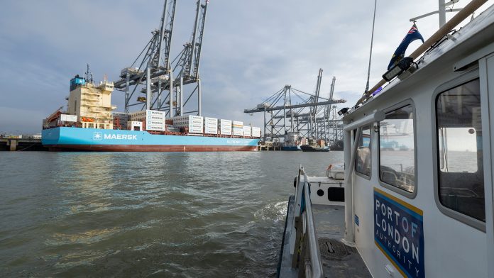 LauraMaersk Port of London
