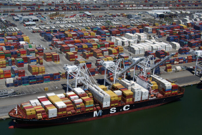 msc ship at Port of Oakland