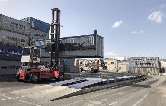 APM Terminals Tunisia weighing bridge