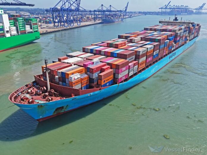 The ship COLUMBINE MAERSK