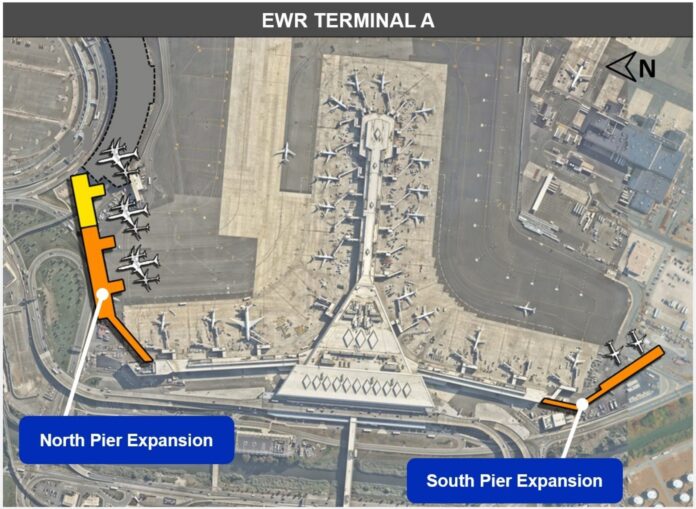 The Port of New York and New Jersey has authorised US$ 110 million toward the expansion of Terminal A at Newark Liberty International Airport