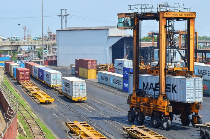 Port of Chittagong trucks