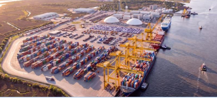 ‘Illustrative rendering’ of SeaPoint Industrial Terminal, Savannah