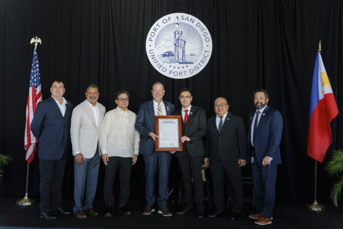 The Port of San Diego and the Subic Bay Metropolitan Authority of the Philippines have formalised a new sister port partnership.